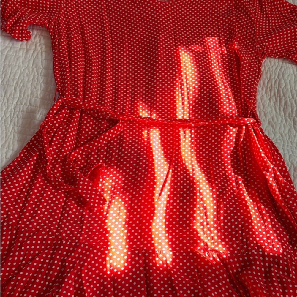 Cotton On Red Polka Dot Dress